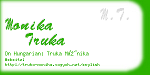 monika truka business card